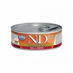 ND - N&D Pumpkin Balkabaklı Bıldırcınlı Tahılsız Yetişkin Kedi Konservesi 80 Gr 