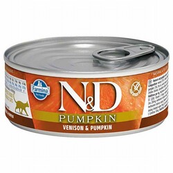 ND - N&D Pumpkin Balkabaklı Geyik Etli Tahılsız Yetişkin Kedi Konservesi 80 Gr 