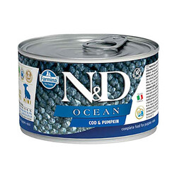 ND - N&D Ocean Pumpkin Balkabaklı Morina Balıklı Küçük Irk Tahılsız Yavru Köpek Konservesi 140 Gr