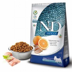 ND - N&D Ocean Ringa Balıklı Portakallı Tahılsız Yetişkin Köpek Maması 2,5 Kg 