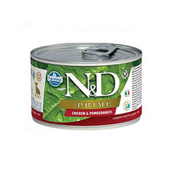 ND - N&D Prime Tavuklu Narlı Küçük Irk Tahılsız Yavru Köpek Konservesi 140 Gr