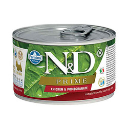 ND - N&D Prime Tavuklu Narlı Küçük Irk Tahılsız Yetişkin Köpek Konservesi 140 Gr