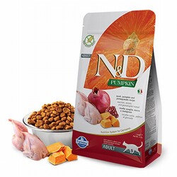 ND - N&D Pumpkin Balkabaklı Bıldırcınlı Narlı Tahılsız Yetişkin Kedi Maması 1,5 Kg 