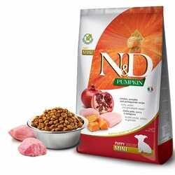 ND - N&D Pumpkin Balkabaklı Tavuklu Narlı Küçük Irk Tahılsız Yavru Köpek Maması 7 Kg 