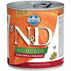 ND - N&D Pumpkin Balkabaklı Tavuklu Narlı Tahılsız Yetişkin Köpek Konservesi 6 Adet 285 Gr 