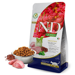 ND - N&D Quinoa Digestion Kuzu Etli ve Kinoalı Tahılsız Yetişkin Kedi Maması 1,5 kg 