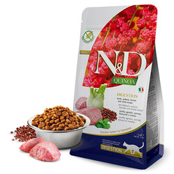 ND - N&D Quinoa Digestion Kuzu Etli ve Rezeneli Tahılsız Yetişkin Kedi Maması 5 kg 