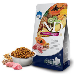 ND - N&D Tropical Selection Kuzu Etli ve Tropikal Meyveli Orta ve Büyük Irk Yetişkin Köpek Maması 2 Kg 