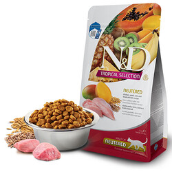 ND - N&D Tropical Selection Tavuklu ve Tropikal Meyveli Kısırlaştırılmış Kedi Maması 10 Kg 