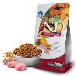 ND - N&D Tropical Selection Tavuklu ve Tropikal Meyveli Yetişkin Kedi Maması 4+1 Kg 
