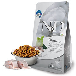 ND - N&D White Levrekli ve Spirulinalı Küçük Irk Yavru Köpek Maması 1,5 kg 