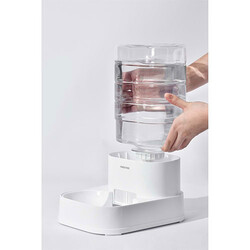 Pawgether Fresh Go 200 Hazneli Kedi ve Köpek Su Kabı Beyaz 3500 Ml - Thumbnail