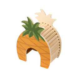Pawise - Pawise Ahşap Kemirgen Yuvası Ananas Şekilli 