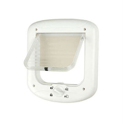 Pawise Dört Yollu Kedi Kapısı Beyaz 23x26 Cm 