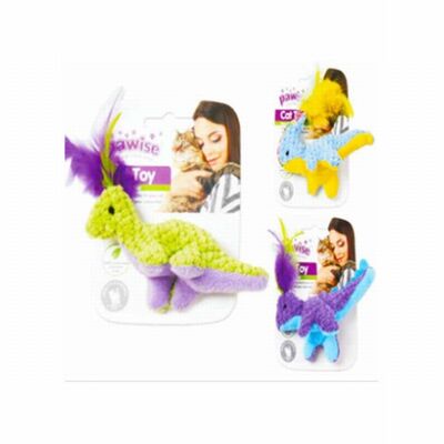 Pawise Peluş Dinazor Kedi Oyuncağı 