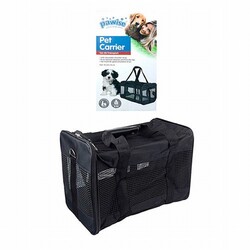 Pawise - Pawise Kumaş Kedi ve Küçük Irk Köpek Taşıma Çantası 50x27x29 Cm 