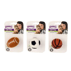 Pawise - Pawise Meow Meow Life Zilli Peluş Top Oyuncak 