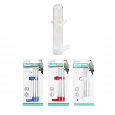 Pawise Plastik Kuş Suluğu ve Yemliği 65 Ml 14,5 Cm 