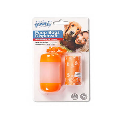 Pawise Turuncu Dışkı Toplama Kabı ve Torbası 2'li 