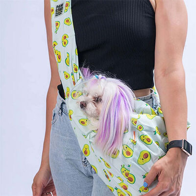 Pawstar Avocado Crossbody Küçük Irk Köpek Taşıma Çantası 50x15x20 Cm  Pawstar Avocado Crossbody Küçük Irk Köpek Taşıma Çantası 50x15x20 Cm