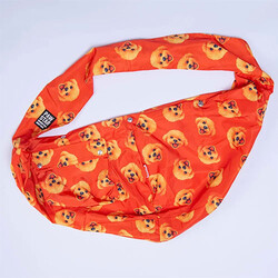 Pawstar Poodle Crossbody Küçük Irk Köpek Taşıma Çantası 50x15x20 Cm - Thumbnail