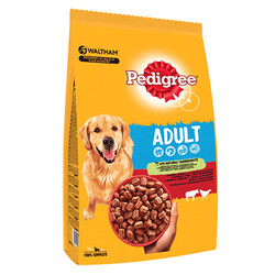 Pedigree - Pedigree Sığır Etli ve Kümes Hayvanlı Yetişkin Köpek Maması 8,4 Kg 