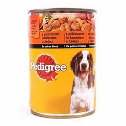 Pedigree - Pedigree Tavuklu ve Havuçlu Yetişkin Köpek Konservesi 400 Gr 