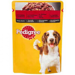 Pedigree - Pedigree Yetişkin Köpek Konservesi Biftekli Pouch