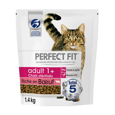 Perfect Fit Sterilised Sığır Etli Kısırlaştırılmış Kedi Maması 1,4 Kg 