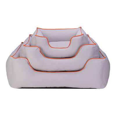 Pet Comfort Alpha Açık Gri Köpek Yatağı Small 60x50 Cm 