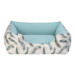 Pet Comfort - Pet Comfort Alpha Köpek Yatağı Mint Beyaz Medium 80x65 Cm
