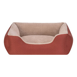 Pet Comfort - Pet Comfort Bravo Duo Köpek Yatağı Tarçın Bej Large 90x70 Cm 