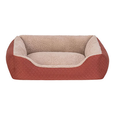 Pet Comfort Bravo Duo Köpek Yatağı Tarçın Bej Small 55x45 Cm 