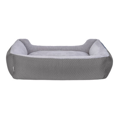 Pet Comfort Bravo Duo Peluş Köpek Yatağı Gri XL 105X80 Cm