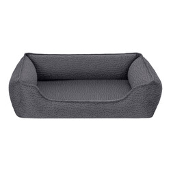 Pet Comfort - Pet Comfort Bravo Siena Ortopedik Kedi ve Köpek Yatağı Gri Medium 75x60 Cm