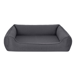 Pet Comfort - Pet Comfort Bravo Siena Ortopedik Kedi ve Köpek Yatağı Gri XL 105x80 Cm