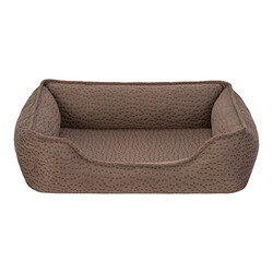 Pet Comfort - Pet Comfort Bravo Siena Ortopedik Kedi ve Köpek Yatağı Kahverengi Small 55x45 Cm 