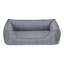 Pet Comfort - Pet Comfort Delta Varius Kedi ve Köpek Yatağı Mavi Kareli XS 45x55 Cm