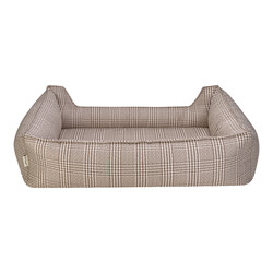 Pet Comfort Delta Varius Köpek Yatağı Bej Kareli Large 80x105 Cm - Thumbnail