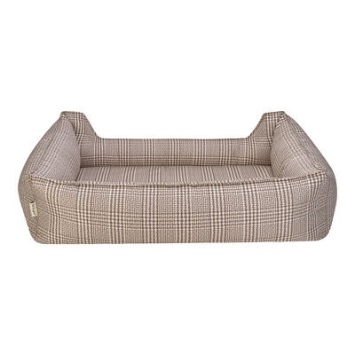 Pet Comfort Delta Varius Köpek Yatağı Bej Kareli Large 80x105 Cm