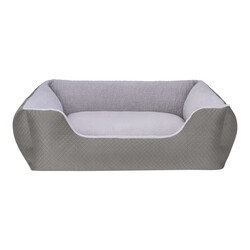 Pet Comfort - Pet Comfort Echo Köpek Yatağı Gri Peluş Large 105x80 Cm