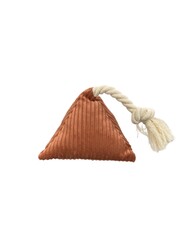 Pet Comfort - Pet Comfort İpli Prizma Köpek Oyuncağı Kiremit 12x25 Cm