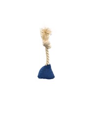 Pet Comfort - Pet Comfort İpli Prizma Köpek Oyuncağı Lacivert 7x15 Cm
