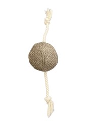 Pet Comfort - Pet Comfort İpli Top Köpek Oyuncağı 10x40 Cm Kahverengi