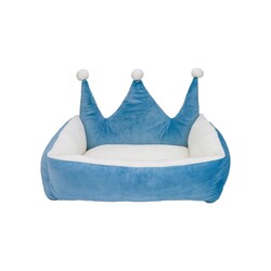 Pet Comfort - Pet Comfort King Kedi ve Köpek Yatağı Mavi 55x45 Cm
