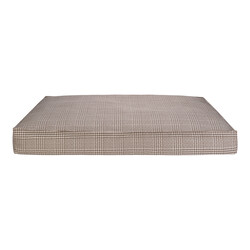 Pet Comfort - Pet Comfort Lima Bej Kareli Köpek Yatağı Large 110x75 Cm