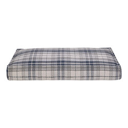 Pet Comfort - Pet Comfort Lima Varius 20 Mavi Kareli Köpek Yatağı Medium 90x60 Cm 