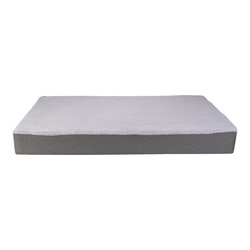 Pet Comfort - Pet Comfort Lima Ortopedik Peluş Köpek Yatağı Gri Large 110x75x12 Cm