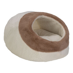Pet Comfort Nest Mira Ekru Kahverengi Kedi ve Köpek Yatağı 40x40 Cm - Thumbnail