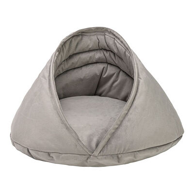 Pet Comfort Oyster Kedi ve Köpek Yatağı Gri 55x55x32 Cm 